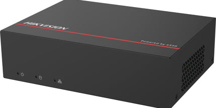 DVR Hikvision iDS-E04HUHI-XB 4 kanale 5MP me eSSD 1024GB dhe AcuSense për sistem kamera sigurie ekonomik në Shqipëri