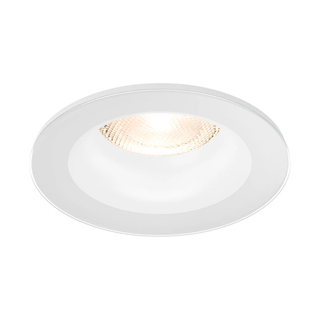 Spot i integruar GU10 Braytron BH03-02100 për tavan dhe gips, ngjyrë e bardhë, IP54, trup alumini, diametër 83 mm dhe vrimë montimi 65 mm – spot GU10 Braytron Shqipëri