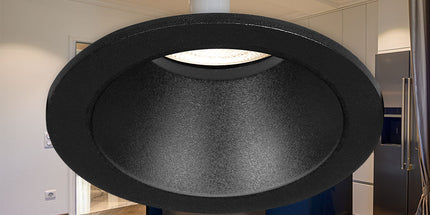 Spotlight Braytron BH03-05111 GU10 Black–Black alumini IP20, ndriçim tavanor minimal dhe modern për ambiente në Shqipëri.