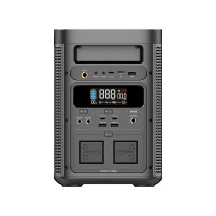 Stacion Energjie Portativ 90000mAh 300W Powerology me bateri 288Wh, Peak 600W, altoparlant Bluetooth 85W, USB-C PD 30W dhe karikim solar.     Powerology 90000mAh 300W Portab…