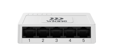 Switch Gigabit WK-S305 me 5 porta RJ45 10/100/1000Mbps, Ethernet LAN switch 10Gbps fanless për internet, kamera IP, DVR dhe NVR – Shqipëri