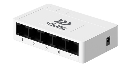 Switch Gigabit WK-S305 me 5 porta RJ45 10/100/1000Mbps, Ethernet LAN switch 10Gbps fanless për internet, kamera IP, DVR dhe NVR – Shqipëri