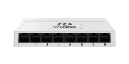 Switch Gigabit WK-S308 me 8 porta RJ45 10/100/1000Mbps, Ethernet LAN switch 16Gbps fanless për internet, kamera IP, DVR dhe NVR – Shqipëri