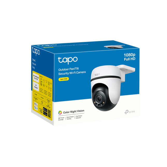 Kamerë WiFi TP-Link Tapo C500 PTZ 360° për Ambiente të Jashtme