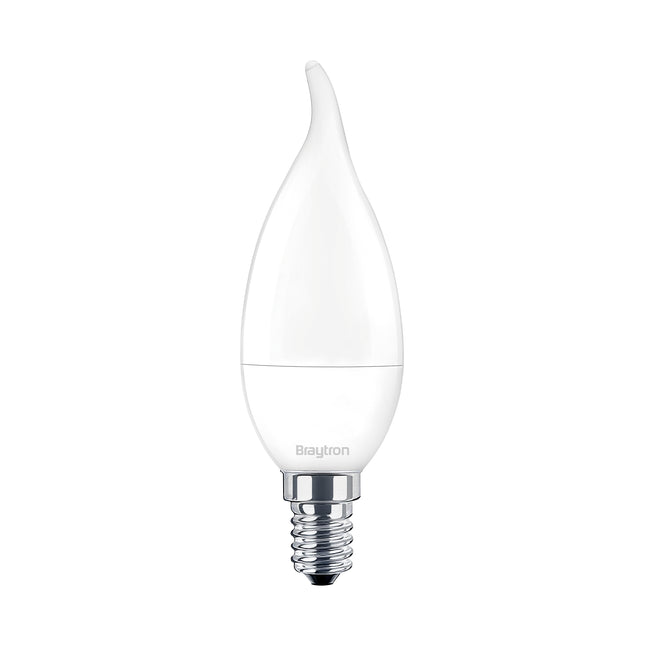 Llambë LED qiri Braytron BA07-00513 C37T E14 5W, 6500K dritë e ftohtë, 470 lumen, ekuivalente 40W – llampa LED Braytron Shqipëri