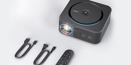 XO FF01 projektor LED Full HD 3000 lumens me ekran 120 inç në Shqipëri
