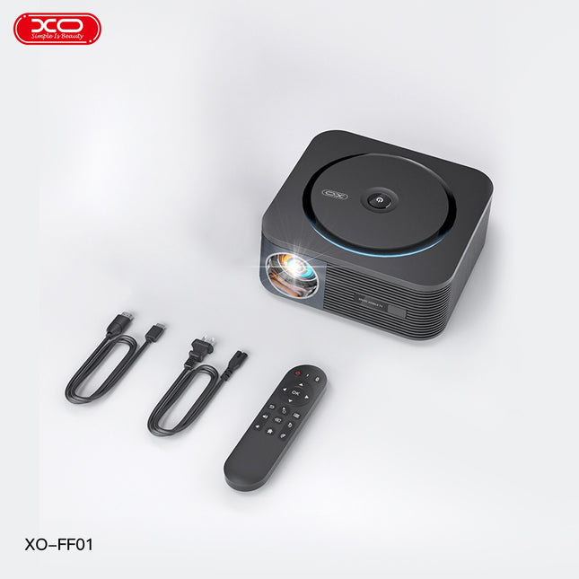 XO FF01 projektor LED Full HD 3000 lumens me ekran 120 inç në Shqipëri
