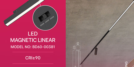 Spot Difuzor Shine Magnetike Braytron BD60-00381 - 10w / 3 Ngjyra