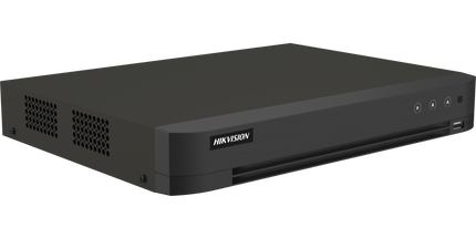 DVR Hikvision iDS-7208HUHI-M1/XT 8 kanale 8MP 4K AcuSense me mbështetje kamera analoge deri 5MP për sistem kamera sigurie profesional në Shqipëri