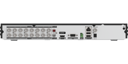 DVR Hikvision iDS-7216HUHI-M2/X 16 kanale 4K AcuSense me 2 HDD dhe mbeshtetje kamera analoge deri 5MP per sistem sigurie profesional ne Shqiperi