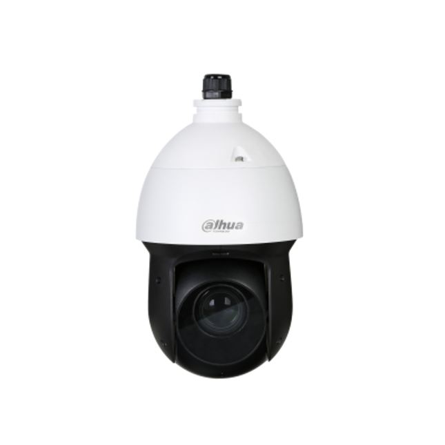 kamera PTZ Dahua DH-SD49225-HC-LA 2MP 25X Starlight IR PTZ Shqiperi zoom optik 25x Smart Tracking WDR 120dB IP66 kamera profesionale per biznese parkingje dhe monitorim 24 ore