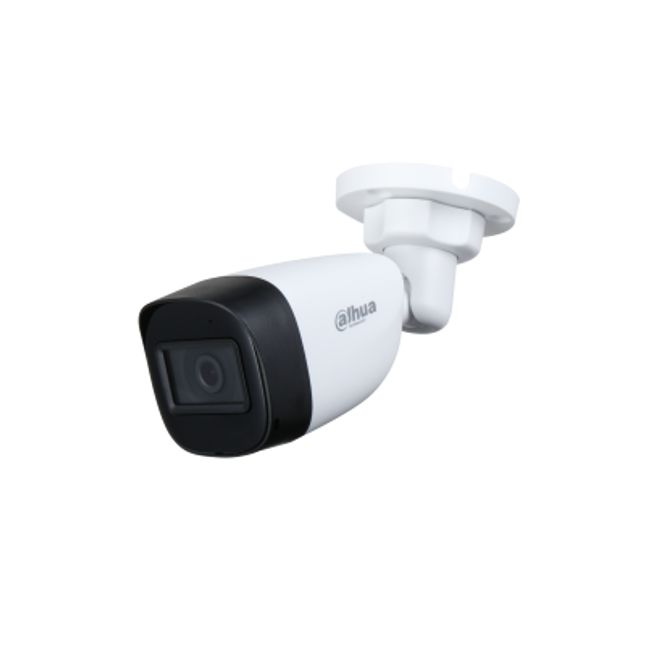 kamera sigurie Dahua DH-HAC-HFW1200CP 2MP HDCVI Bullet IP67 Shqiperi Full HD Smart IR 30m kamera outdoor me audio per DVR XVR monitorim profesional