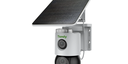 kamera sigurie Tiandy TC-H363U 6MP Color Maker 4G PT Solar Shqiperi kamera profesionale outdoor me panel solar bateri 10400mAh auto tracking dhe monitorim nga telefoni