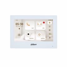 monitor intercom ne shqiperi dahua dhi-vth2621gw-p 7 inch touch screen poe video intercom indoor me audio dy drejtimor ekran inteligjent per shtepi dhe biznes shqiperi