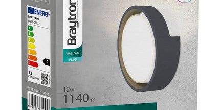 ndricues muror LED Braytron BG38-00712 12W 4000K IP65 Shqiperi ndricim outdoor rrethor dritë natyrale per ambiente moderne