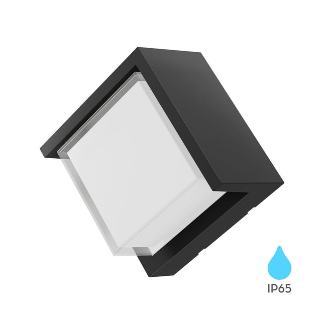 ndricues muror LED Braytron BG38-01101 15W 3000K IP65 Shqiperi ndricim outdoor katror dritë e ngrohtë per fasade shtepie
