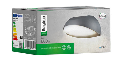ndricues muror LED Braytron BG40-00502 7W 3000K IP54 Shqiperi ndricim outdoor kompakt dritë e ngrohtë per hyrje dhe korridore