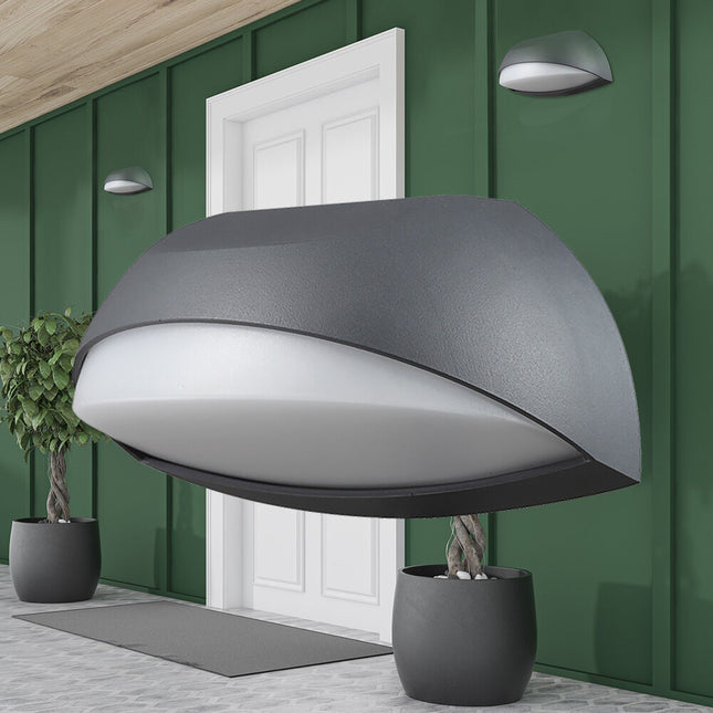 ndricues muror LED Braytron BG40-00502 7W 3000K IP54 Shqiperi ndricim outdoor kompakt dritë e ngrohtë per hyrje dhe korridore