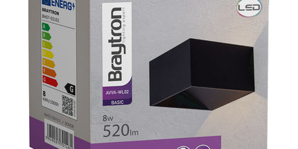 ndricues muror LED Braytron BH07-03101 8W 3000K Shqiperi ndricim dekorativ wall light modern per shtepi dhe ambiente te brendshme