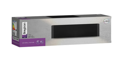 ndricues muror LED Braytron BH07-03301 12W 3000K black Shqiperi ndricim dekorativ modern per shtepi dhe zyra