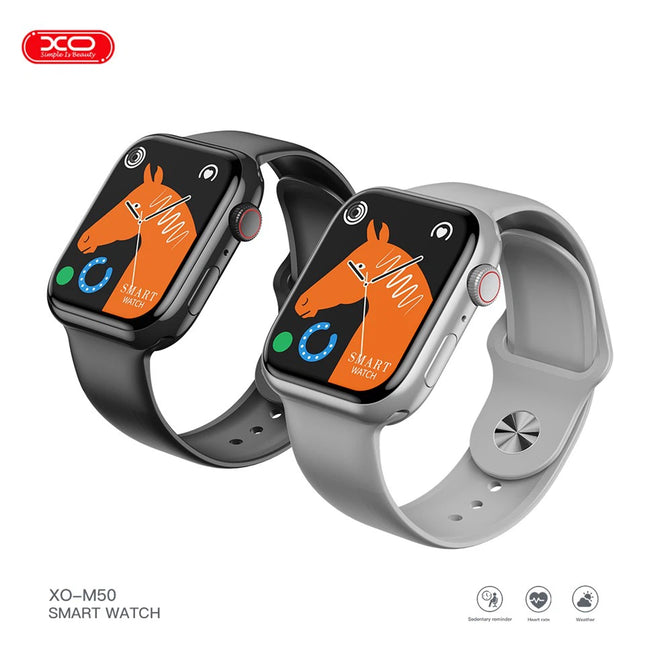 smartwatch sportiv XO M50 me karikim magnetik, orë inteligjente për aktivitet fizik dhe përdorim ditor
