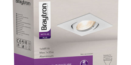spotlight GU10 Braytron BH03-02020 white recessed Shqiperi ndricim tavan modern spotlight i inkasuar per shtepi dhe zyra