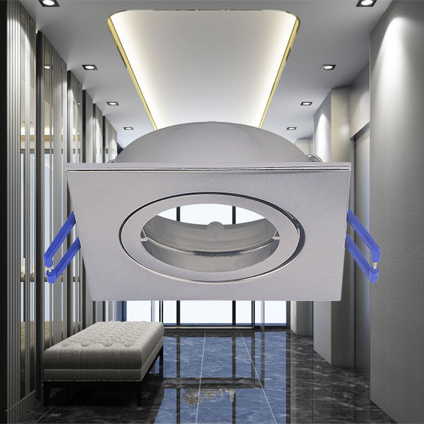 spotlight GU10 Braytron BH03-02024 nickel recessed Shqiperi ndricim tavan elegant spotlight alumini per shtepi dhe ambiente komerciale
