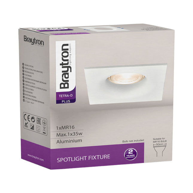 spotlight GU10 Braytron BH03-04040 white deep recessed Shqiperi ndricim tavan spotlight i thellë per ndricim fokusuar modern