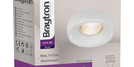 spotlight GU10 Braytron BH03-06010 white round recessed Shqiperi ndricim tavan modern spotlight i inkasuar per shtepi dhe zyra