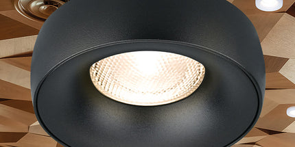 spotlight GU10 Braytron BH03-06011 black round recessed Shqiperi ndricim tavan modern spotlight i zi per ambiente moderne dhe profesionale