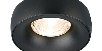 spotlight GU10 Braytron BH03-06011 black round recessed Shqiperi ndricim tavan modern spotlight i zi per ambiente moderne dhe profesionale