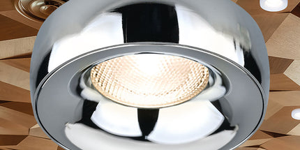 spotlight GU10 Braytron BH03-06015 chrome recessed Shqiperi ndricim tavan elegant spotlight alumini per shtepi dhe ambiente komerciale